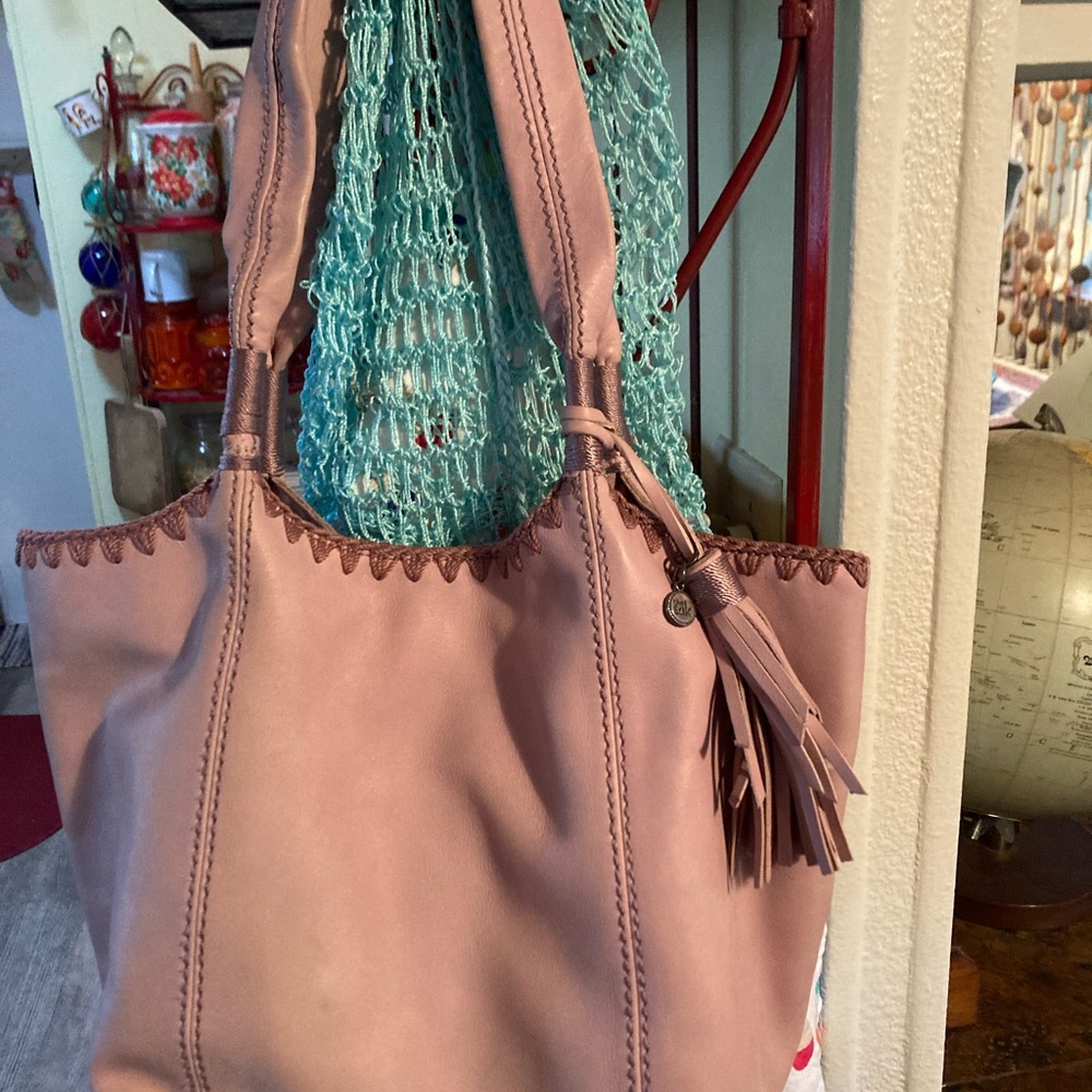 Leather Sak shoulder bag